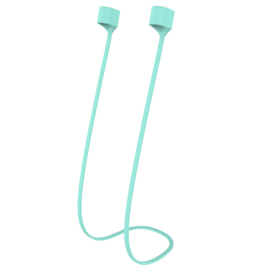 Cordon magnétique en silicone pour casque Bluetooth sans fil Anti-perte pour Apple AirPods 1/2 (vert menthe)