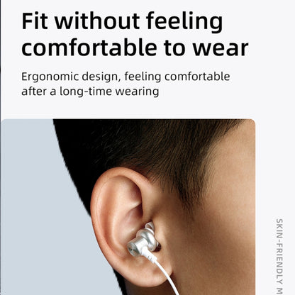 JOYROOM JR-EL115 Metal In-ear Wired Control Earphone (Grey) - In Ear Wired Earphone by JOYROOM | Online Shopping UK | buy2fix