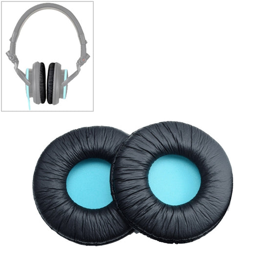 2 STÜCKE Für SONY MDR-V55 Kopfhörer Kissen Leder Abdeckung Ohrenschützer Ersatz Ohrpolster (Blau)