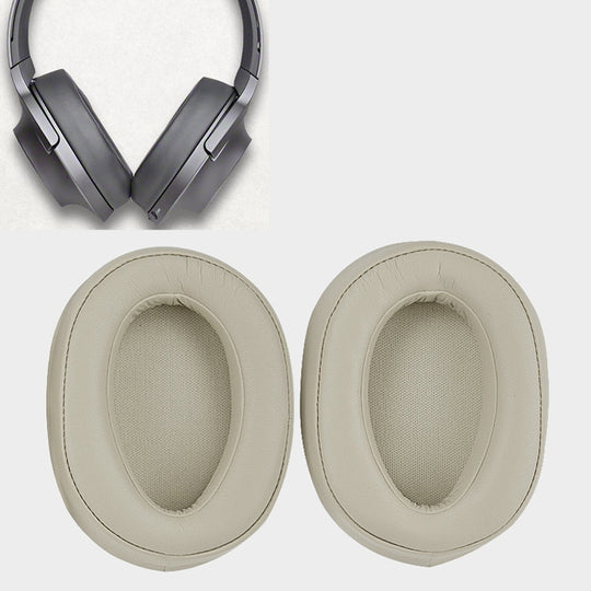 1 paire d'étui de protection pour casque en éponge pour Sony MDR-100ABN / WH-H900N (or)