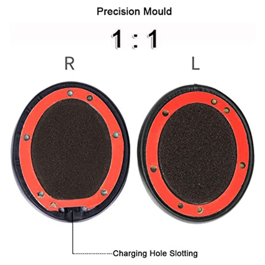 1 Pair Soft Sponge Earmuff Headphone Jacket for Beats Solo 2.0, Wired Version(Grey) by buy2fix