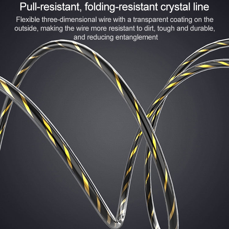 D12 1.2m Wired In Ear 3.5mm Interface Stereo Wire-Controlled HIFI Earphones Dual-motion Loop Running Game Music Headset With Packaging(Black) by buy2fix