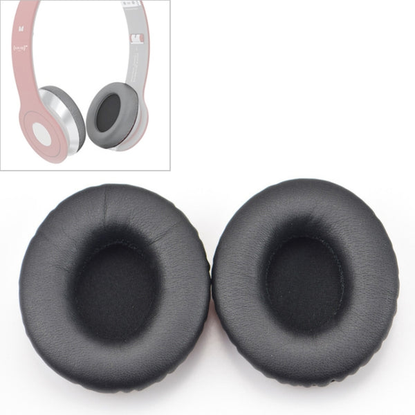 2 PCS For Beats Solo HD / Solo 1.0 Headphone Protective Leather Cover Sponge Earmuffs (Black) by buy2fix