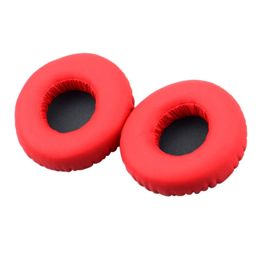 2 PCS For Sony MDR-XB450AP / XB550 / XB650 / XB400 Earphone Cushion Cover Earmuffs Replacement Earpads with Mesh(Red) - Apple Accessories by buy2fix | Online Shopping UK | buy2fix