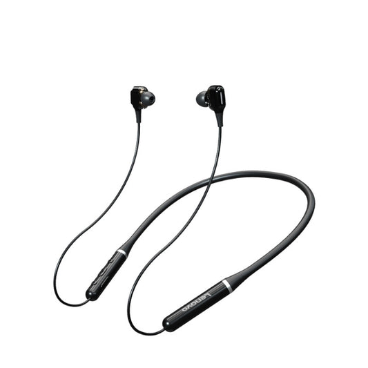 Original Lenovo XE66 Intelligent Noise Reduction 8D Subwoofer Magnetic Neck-mounted Sports Bluetooth Earphone, Support Hands-free Call (Black) - Neck-mounted Earphone by Lenovo | Online Shopping UK | buy2fix