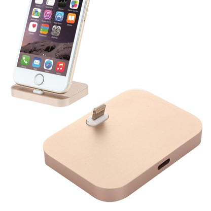 8 Pin Stouch Aluminum Desktop Station Dock Charger for iPhone(Gold) by buy2fix