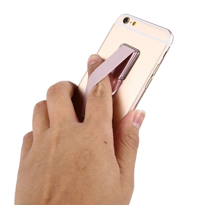 2 in 1 Adjustable Universal Mini Adhesive Holder Stand + Slim Finger Grip, Size: 7.3 x 2.2 x 0.3 cm(Rose Gold) - Ring Holder by buy2fix | Online Shopping UK | buy2fix