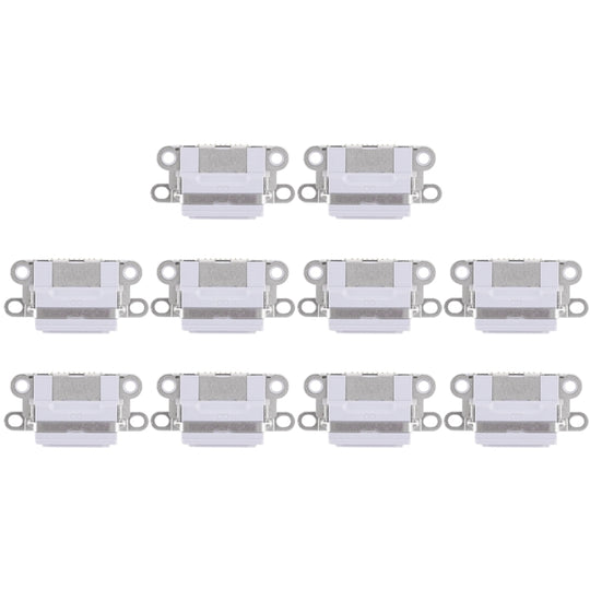 10 PCS Charging Port Connector for iPhone 6 / 6S(Light Grey)