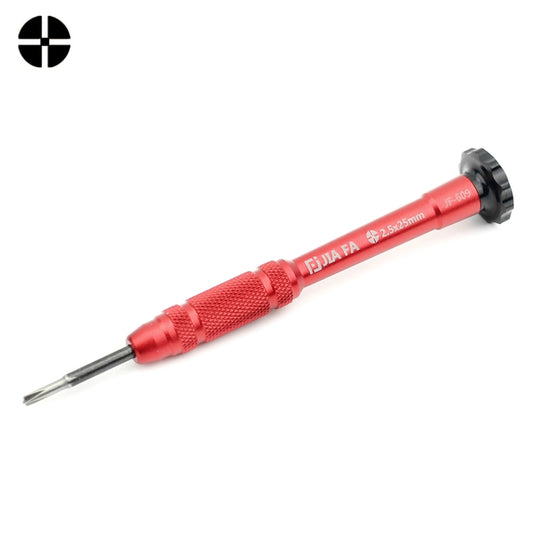 JIAFA JF-609-2.5 Tournevis de réparation de lunette centrale à pointe croisée creuse 2.5 (rouge)