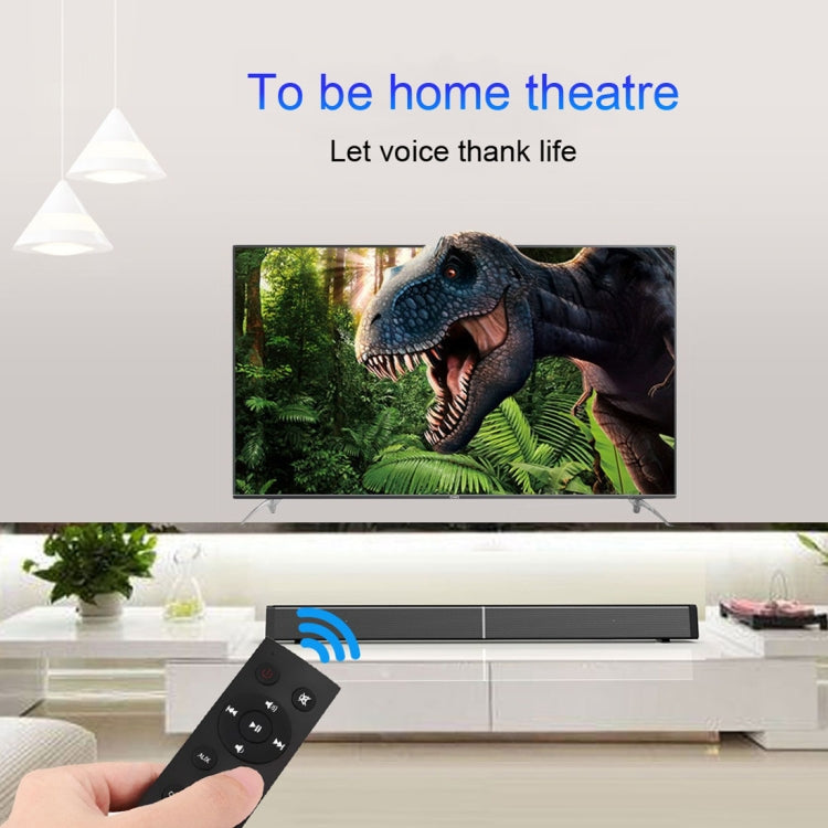 Soundbar LP-09 (CE0148) Home Theater Bluetooth Wireless Sound Bar Speaker with Remote Control(Black) - Desktop Speaker by buy2fix | Online Shopping UK | buy2fix