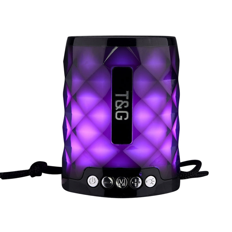 T&G TG155 Bluetooth 4.2 Mini Portable Wireless Bluetooth Speaker with Colorful Lights(Black) - Mini Speaker by T&G | Online Shopping UK | buy2fix