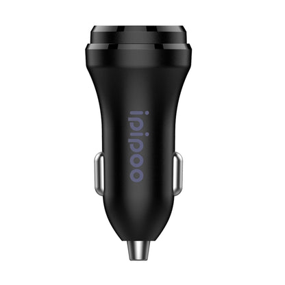 ipipoo XP-1 Dual USB Car Fast Charging Charger with Android Line (Black) - In Car by ipipoo | Online Shopping UK | buy2fix