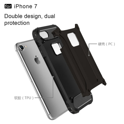 For iPhone 7 Armor TPU + PC Combination Phone Case(Black) - More iPhone Cases by buy2fix | Online Shopping UK | buy2fix