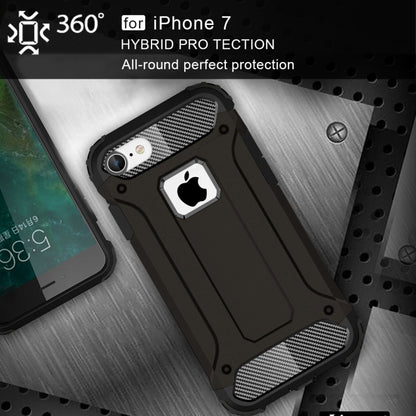 For iPhone 7 Armor TPU + PC Combination Phone Case(Black) - More iPhone Cases by buy2fix | Online Shopping UK | buy2fix