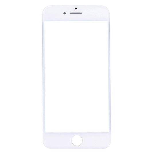 Front Screen Outer Glass Lens with Front LCD Screen Bezel Frame for iPhone 7 (White) by buy2fix