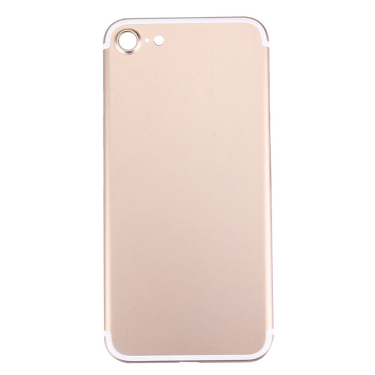 5 in 1 for iPhone 7 (Back Cover + Card Tray + Volume Control Key + Power Button + Mute Switch Vibrator Key) Full Assembly Housing Cover(Gold) - iPhone 7 Parts by buy2fix | Online Shopping UK | buy2fix