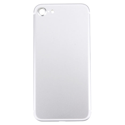 5 in 1 for iPhone 7 (Back Cover + Card Tray + Volume Control Key + Power Button + Mute Switch Vibrator Key) Full Assembly Housing Cover(Silver) - iPhone 7 Parts by buy2fix | Online Shopping UK | buy2fix