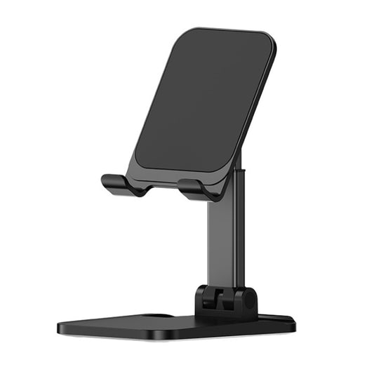 ROCK Desktop Folding Mobile Phone Holder (Black) - Desktop Holder by ROCK | Online Shopping UK | buy2fix