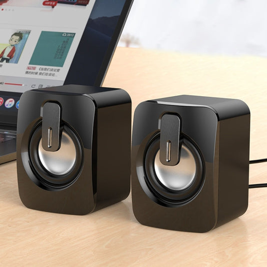 A1 USB Mini High Volume Wired Speaker, Bluetooth Version(Black) by buy2fix