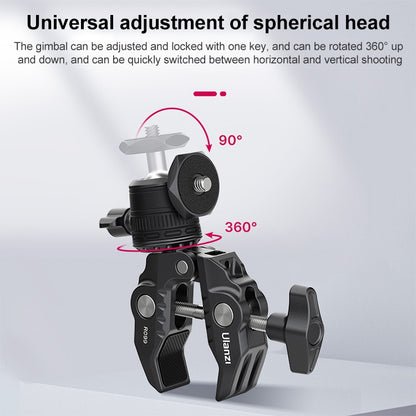 Ulanzi R099 Camera Super Clamp Magic Arm with 360 Degree Adjustable Mini Ball Head - Camera Accessories by Ulanzi | Online Shopping UK | buy2fix