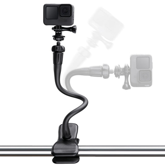 Flexible Arm Desktop Rod Action Camera Phone Holder Stand(Black) - DJI & GoPro Accessories by buy2fix | Online Shopping UK | buy2fix