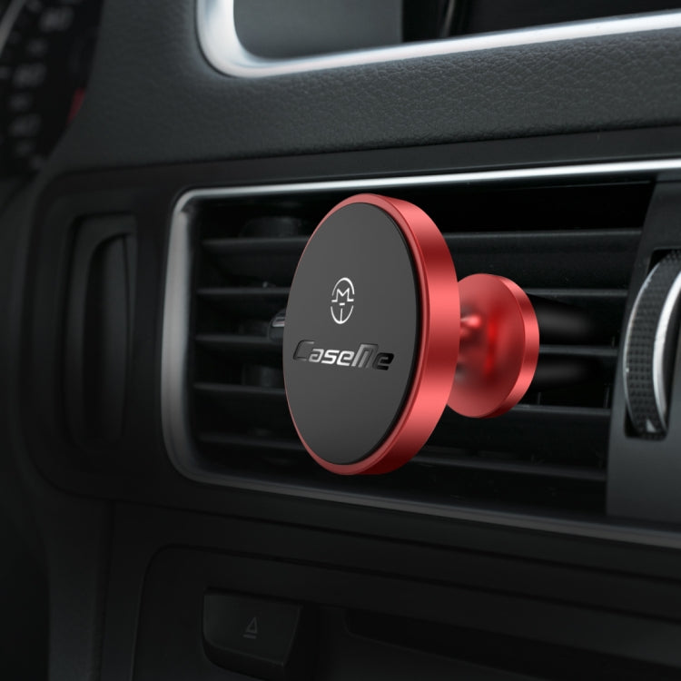 CaseMe Universal 360 Degree Rotation Magnetic Car Air Outlet Vent Mount Phone Holder, For iPhone, Galaxy, Sony, Lenovo, HTC, Huawei, and other Smartphones (Red) - Car Holders by CaseMe | Online Shopping UK | buy2fix