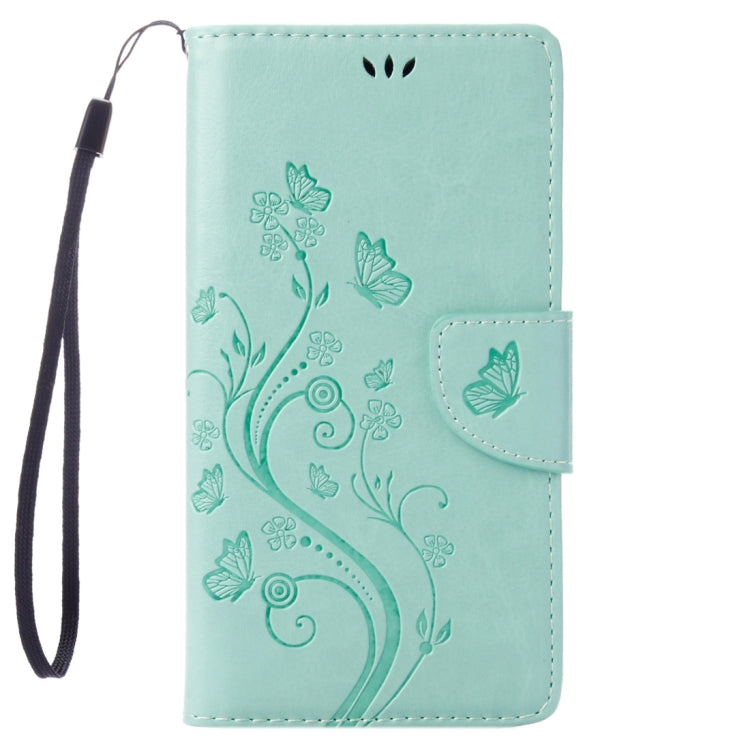 For  iPhone 8 & 7  Pressed Flowers Horizontal Flip Leather Case with Holder & Card Slots & Wallet(Green) - Apple Accessories by buy2fix | Online Shopping UK | buy2fix