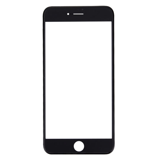 Front Screen Outer Glass Lens with Front LCD Screen Bezel Frame for iPhone 7 (Black) by buy2fix