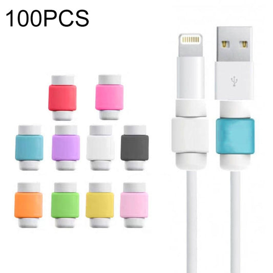 100 PCS Headphone Wire Data Cable Protection Cover Winder Cord Wrap Organizer, Random Color Delivery - Cable Organizer by buy2fix | Online Shopping UK | buy2fix