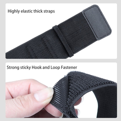 Elastic Wristband Hands Free Phone Holder, Wristband Length: 24cm (Black) - Hand-Sticking Bracket by buy2fix | Online Shopping UK | buy2fix