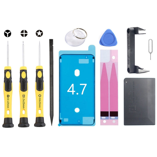 JIAFA JF-8158 Ensemble d'outils de réparation de batterie 11 en 1 pour iPhone 7