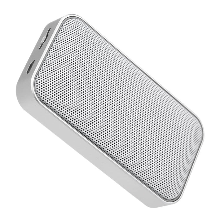 BT209 Outdoor Portable Ultra-thin Mini Wireless Bluetooth Speaker, Support TF Card & Hands-free Calling (Silver) - Mini Speaker by buy2fix | Online Shopping UK | buy2fix