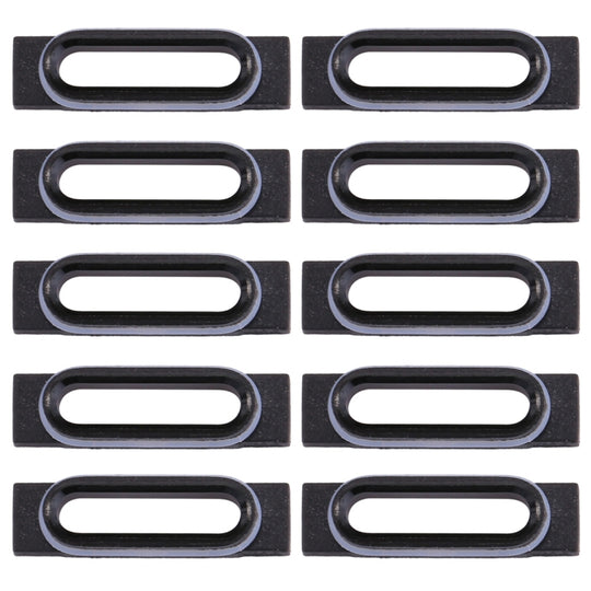 10 PCS for iPhone 7 Charging Port Retaining Brackets(Black)
