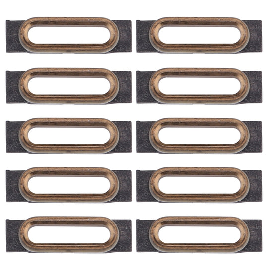 10 PCS for iPhone 7 Charging Port Retaining Brackets(Gold)