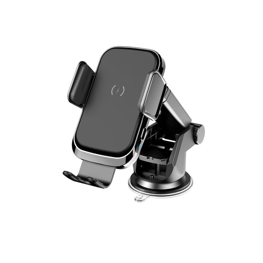 X7 Car Wireless Charging Mobile Phone Gravity Bracket Holder Suction Cup Bracket (Black) by buy2fix