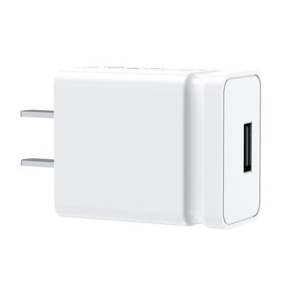 ROCK T6 1A Single USB Port Travel Charger Power Adapter, CN Plug(White) - Mobile Accessories by ROCK | Online Shopping UK | buy2fix