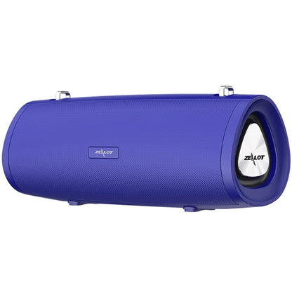 ZEALOT S38 Portable Subwoofer Wireless Bluetooth Speaker with Built-in Mic, Support Hands-Free Call & TF Card & AUX (Blue) - Desktop Speaker by ZEALOT | Online Shopping UK | buy2fix