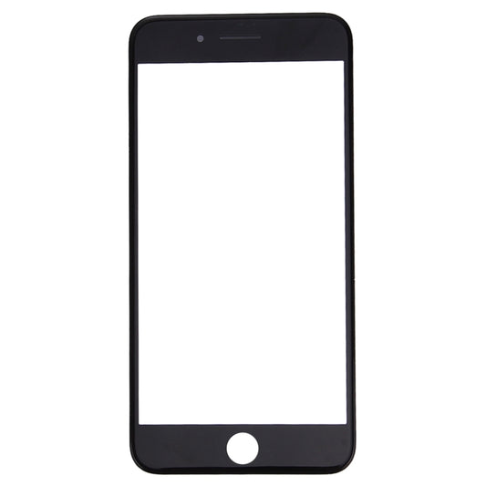 2 in 1 for iPhone 7 Plus (Original Front Screen Outer Glass Lens + Original Frame)(Black) by buy2fix