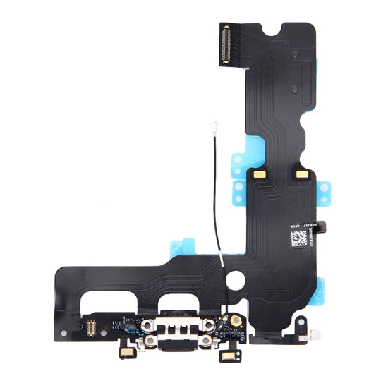 Charging Port Flex Cable for iPhone 7 Plus (Black) by buy2fix