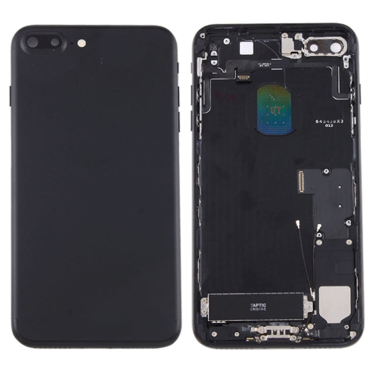 for iPhone 7 Plus Battery Back Cover Assembly with Card Tray(Black) by buy2fix