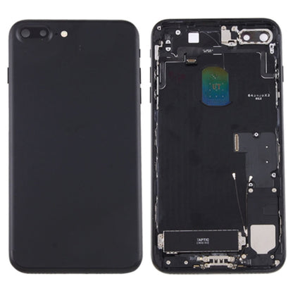 for iPhone 7 Plus Battery Back Cover Assembly with Card Tray(Black) by buy2fix
