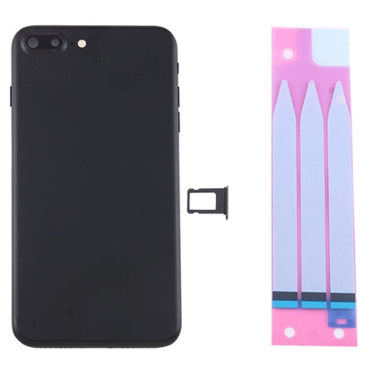 for iPhone 7 Plus Battery Back Cover Assembly with Card Tray(Black) by buy2fix