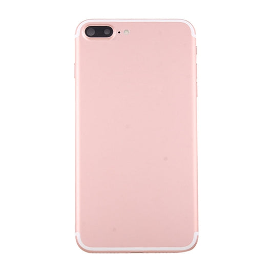 Battery Back Cover Assembly with Card Tray for iPhone 7 Plus (Rose Gold) - iPhone 7 Plus Parts by buy2fix | Online Shopping UK | buy2fix