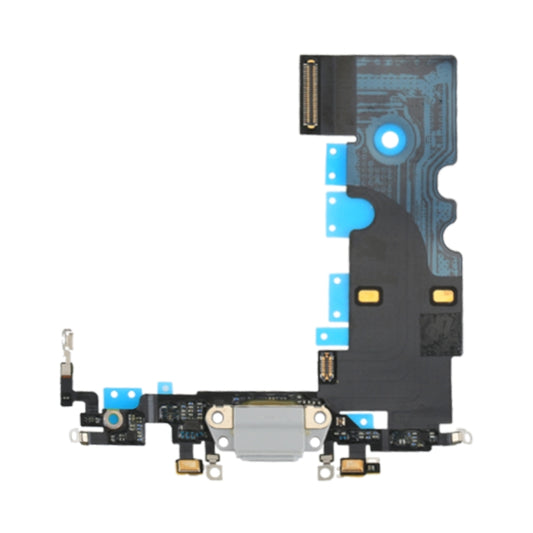 Charging Port Flex Cable for iPhone 8 (Silver) by buy2fix