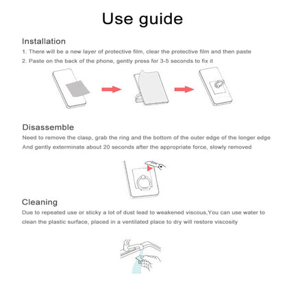 100 PCS Universal Finger Ring Mobile Phone Holder Stand(Rose Gold) by buy2fix