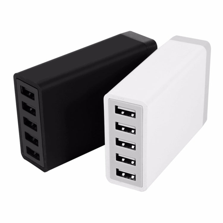 XBX09 40W 5V 8A 5 USB Ports Quick Charger Travel Charger, US Plug(Black) - Multifunction Charger by buy2fix | Online Shopping UK | buy2fix