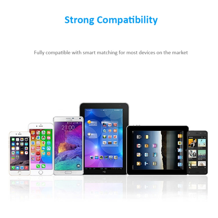 50W 6 USB Ports + 2 USB-C / Type-C Ports + Wireless Charging Multi-function Charger with LED Display & Detachable Bezel, EU Plug by buy2fix