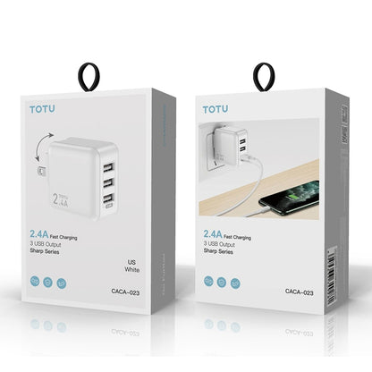 TOTUDESIGN HTY-0902000 Sharp Series Travel Charger Kit, UK Plug - Apple Accessories by TOTUDESIGN | Online Shopping UK | buy2fix