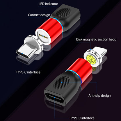 4 in 1 3A 8 Pin & USB-C / Type-C & Micro USB Zinc Alloy Magnetic Charging Head + USB-C / Type-C Magnetic Charging Adapter Set (Blue) - Mobile Accessories by buy2fix | Online Shopping UK | buy2fix