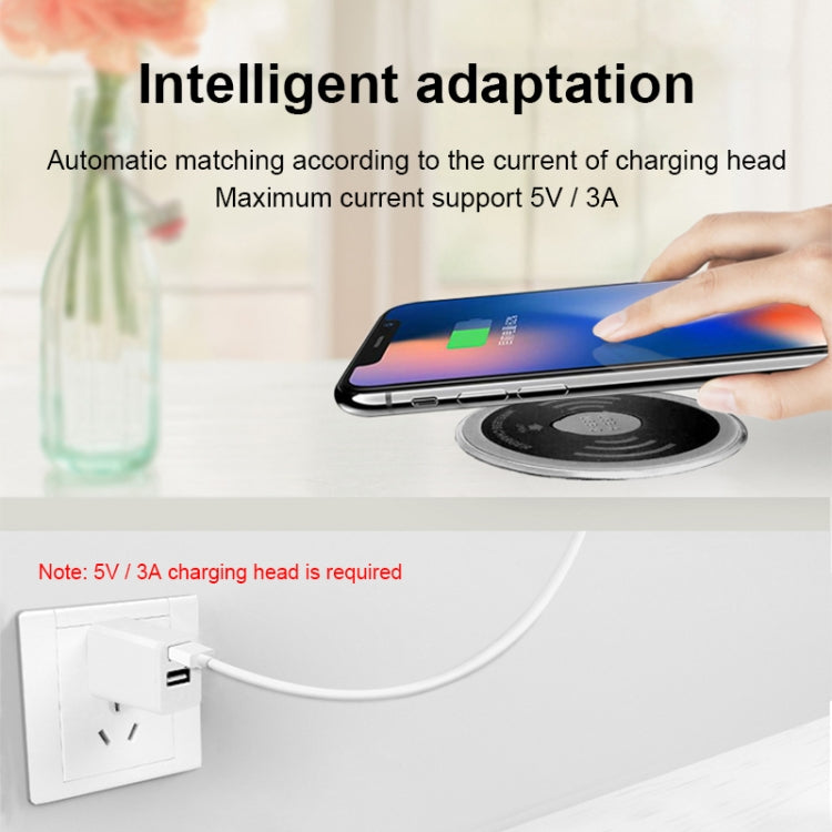 KP-ZMC Embedded Desktop Wireless Charger with PD+USB Interface Cable Length: 1.2m - Apple Accessories by buy2fix | Online Shopping UK | buy2fix